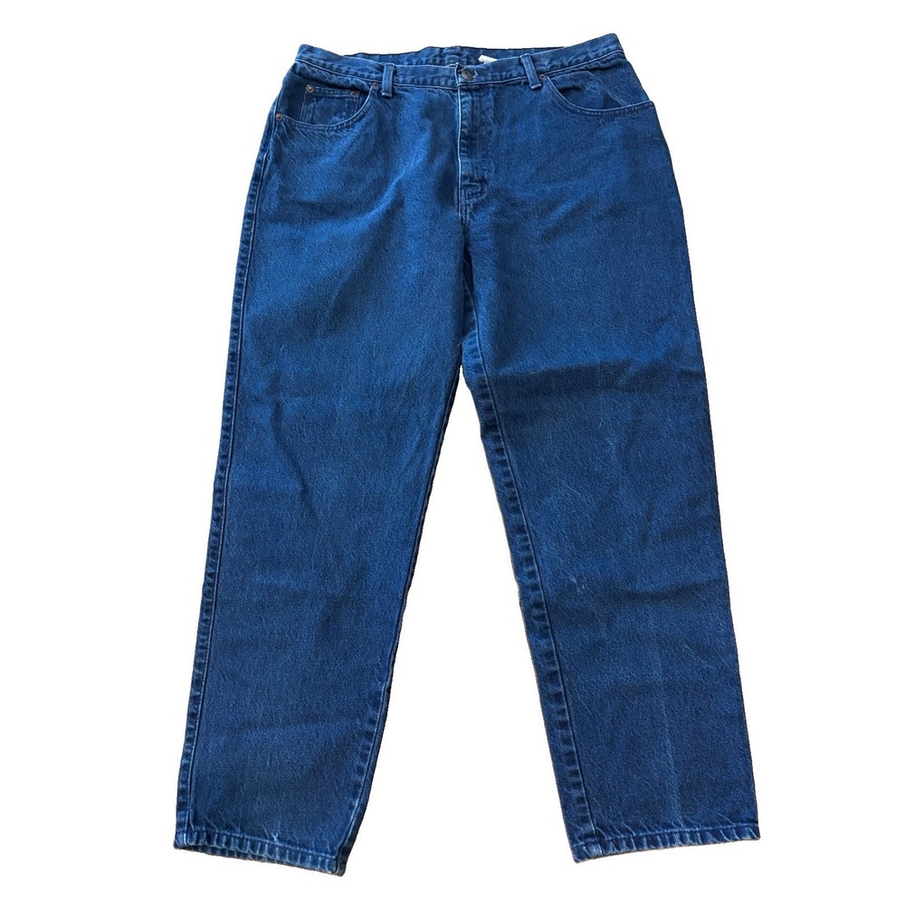 Mens 80s/90s Vtg Sasson 35x29 Actual Medium Wash Relaxed Fit Denim Cotton Jeans
